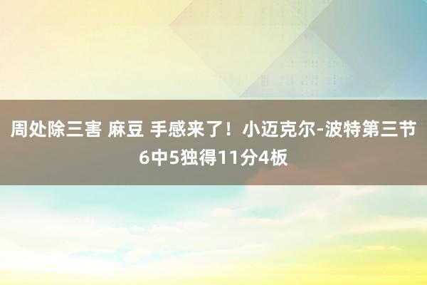 周处除三害 麻豆 手感来了！小迈克尔-波特第三节6中5独得11分4板